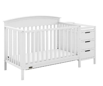 Photo 1 of Graco Benton 4-in-1 Convertible Crib and Changer
Changer part of crib is broken**
