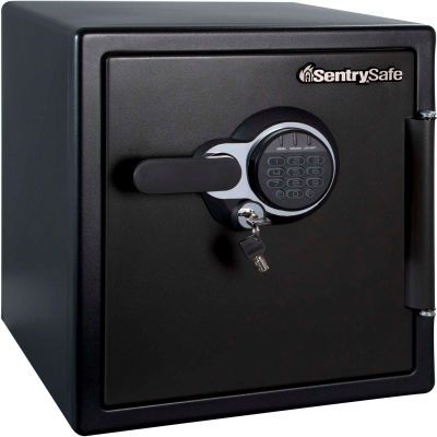 Photo 1 of SentrySafe Digital Fire/Water Safe Electronic Lock, 16-3/10"W x 19-3/10"D x 17-4/5"H - Black