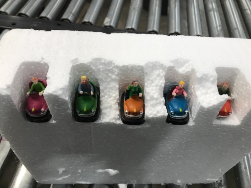 Photo 1 of *READ BELOW** Kurt S. Adler Multi LED Light up Musical Bumper Cars Table Piece
