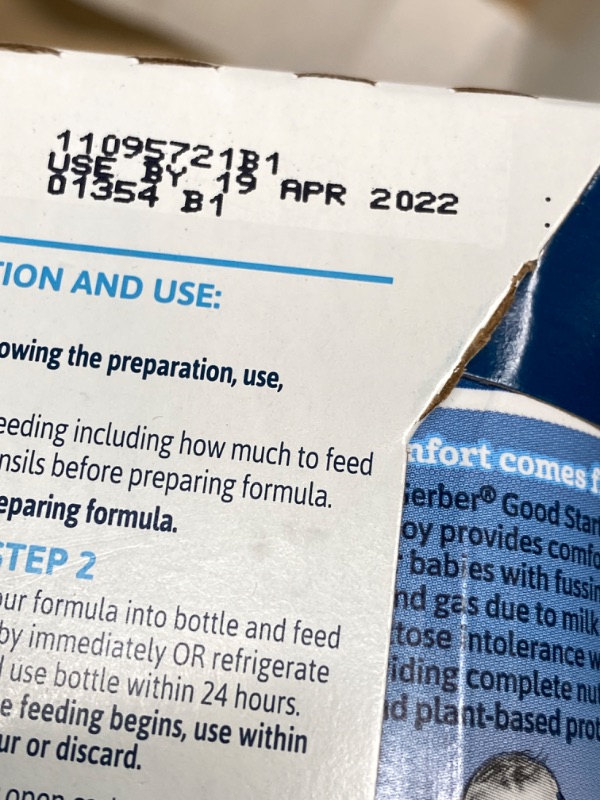 Photo 2 of NO REFUND : EXPIRE: 04/19/2022 (Pack of 4) Gerber Good Start Soy Non-GMO Ready to Feed Liquid Infant Formula, Stage 1, 33.8 Fl Oz, 4 Count
