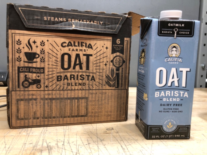 Photo 1 of **Expires 10/2022**
**NO REFUNDS**
CALIFIA FARMS
Oatmilk Barista Blend