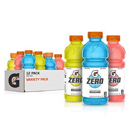 Photo 1 of ***EXPIRED 02/21/2022**
**NO REFUNDS**
Gatorade Zero Sugar Thirst Quencher, Cool Blue Variety Pack, 20 Fl Oz (Pack of 12)