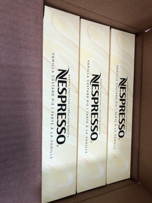 Photo 2 of **EXPIRED 02/28/2022**
**NON REFUNDABLE**
Nespresso Vertuo Vanilla Custard Pie, Mild Roast Coffee, 
3 BOXES