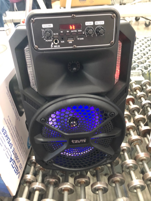 Photo 1 of Tzumi Megabass LED Jobsite Speaker w/ Subwoofer 