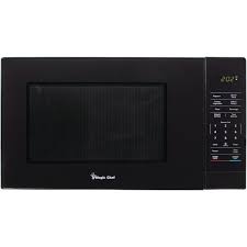 Photo 1 of 1.1 cu. ft. Countertop Microwave in Black with Gray Cavity
