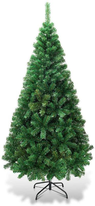 Photo 1 of **INCOMPLETE** Goplus 5ft Artificial Christmas Tree Xmas Pine Tree with Solid Metal Legs Perfect for Indoor and Outdoor Holiday Decoration, Green
