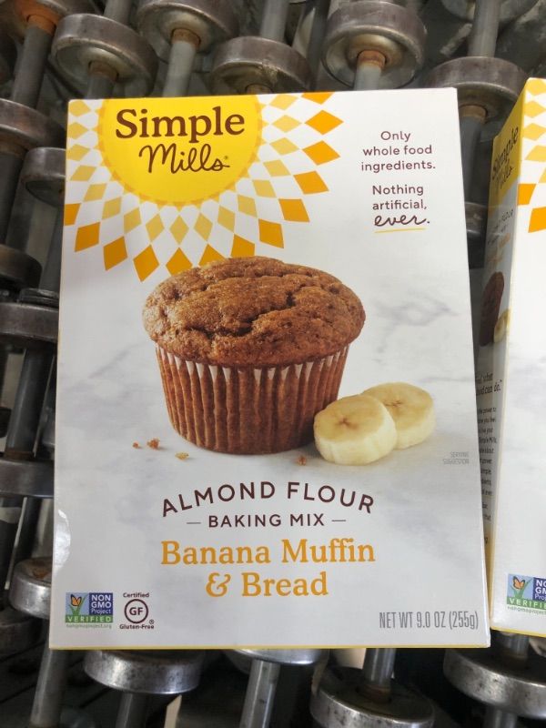 Photo 4 of **BEST BY 12/28/2021** Simple Mills Almond Flour Baking Mix, Gluten Free Banana Bread Mix, Muffin Pan Ready9 Ounce (Pack of 3)
