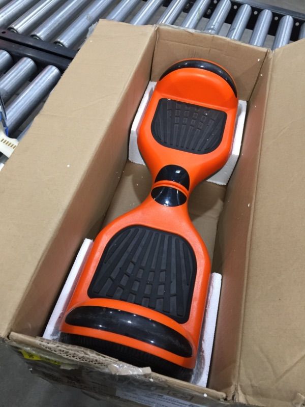 Photo 2 of UNI-SUN Hoverboard for Kids, 6.5" Two Wheel Self Balancing Hoverboards with Bluetooth and Lights, Orange Gray Hover Board

