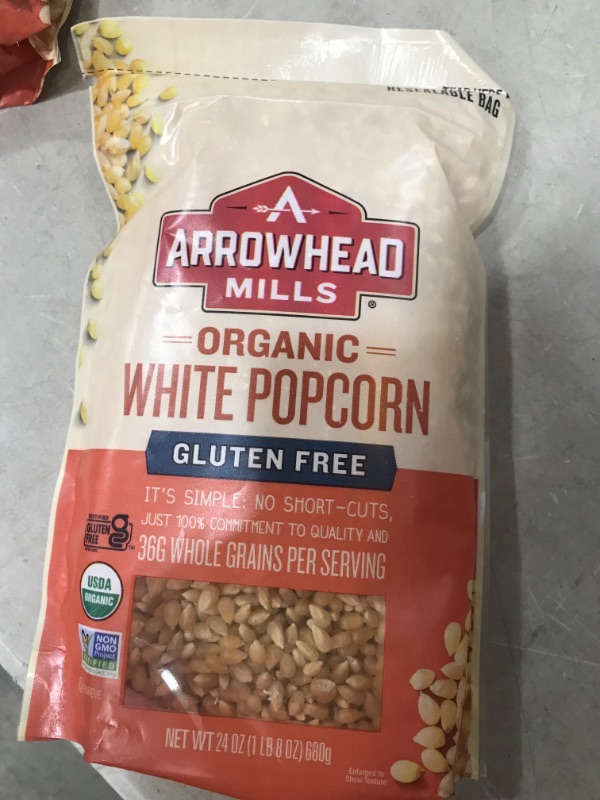 Photo 4 of (6Pack) Arrowhead Mills Organic White Popcorn, 24 Oz
expires jan-29-22