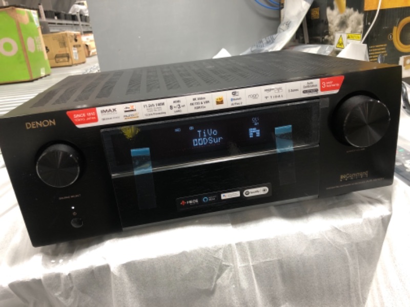 Photo 2 of Denon AVR-X6700H 8K Ultra HD 11.2 Channel (140Watt X 11) AV Receiver 2020 Model - 3D Audio & Video with IMAX Enhanced, Built for Gaming, Music Streaming, Alexa + HEOS
