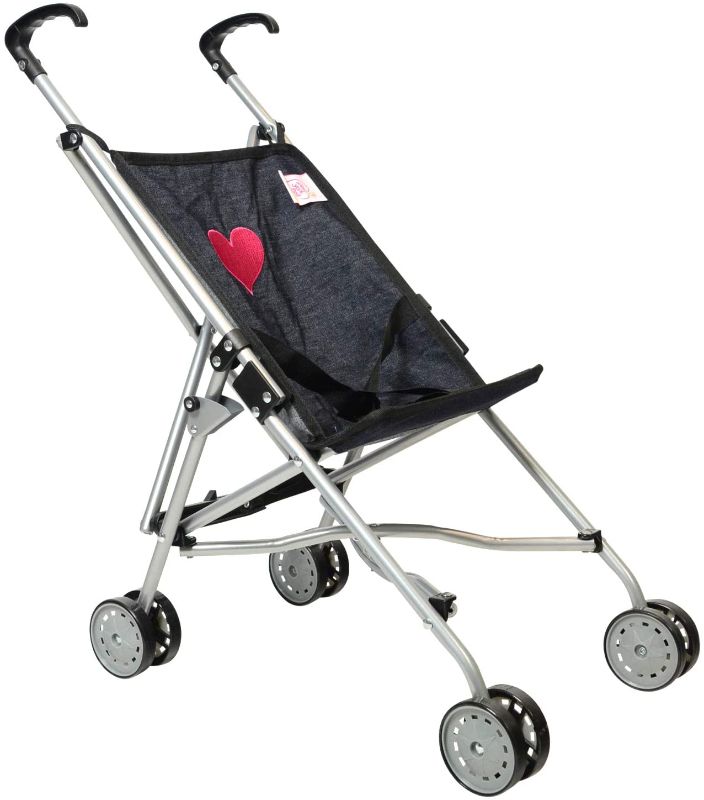 Photo 1 of My First Umbrella Doll Stroller in Denim for Toddler similar to stock photo 