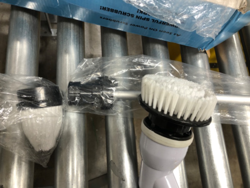 Photo 3 of Electric Spin Scrubber, Scrubber Cleaning Brush with 3 Replaceable Cleaning Scrubber Brush Heads *similar to stock photo*