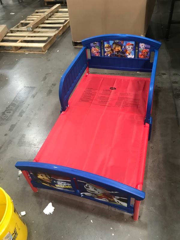 Photo 2 of Delta Children Plastic Toddler Bed, Nick Jr. PAW Patrol
