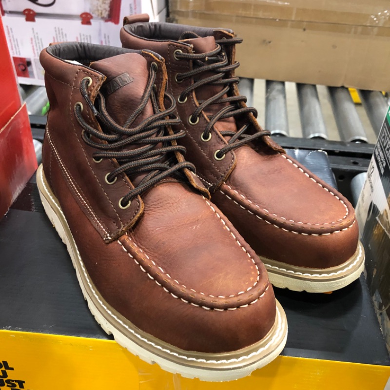 Photo 2 of DEWALT - Men's Canton 6'' Work Boots - Steel Toe - Walnut Pitstop Size 10(W)