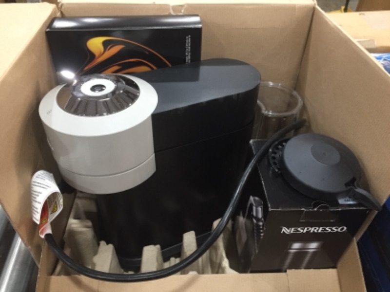 Photo 2 of (Used) Nespresso BNV550GRY Vertuo Next Espresso Machine with Aeroccino by Breville, Light Grey
