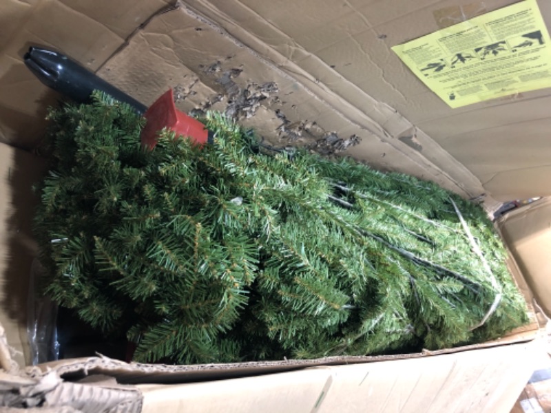 Photo 2 of (Incomplete - Box 1 of 2 Only) National Tree Company Artificial Full Christmas Tree, Green, Dunhill Fir, Includes Stand, 14 Feet
