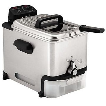 Photo 1 of **UNFUNCTIONAL** -fal Ultimate EZ Clean Deep Fryer, Silver
