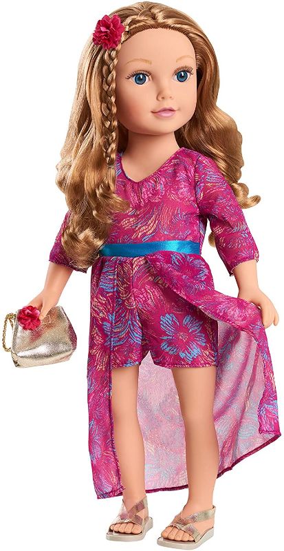 Photo 1 of Journey Girls 18-Inch Mikaella Hand Painted Doll with Strawberry-Blonde Hair and Blue Eyes,