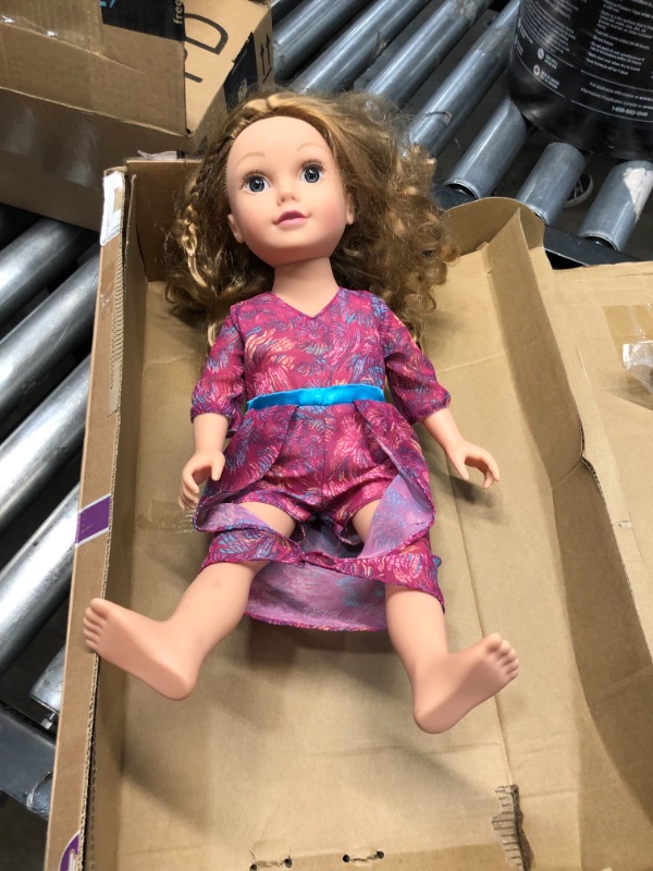 Photo 1 of Journey Girls 18-Inch Mikaella Hand Painted Doll with Strawberry-Blonde Hair and Blue Eyes,