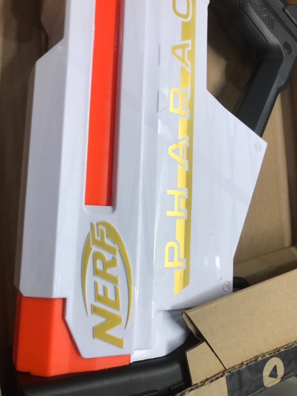 Photo 2 of NERF Ultra Pharaoh Blaster with Premium Gold Accents, 10-Dart Clip, 10 Ultra Darts, Bolt Action, Compatible Only Ultra Darts
