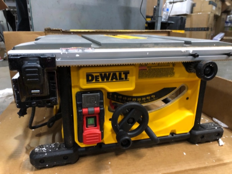 Photo 3 of **USED** DeWalt 15 Amps Corded 8-1/4 in. Compact Table Saw
