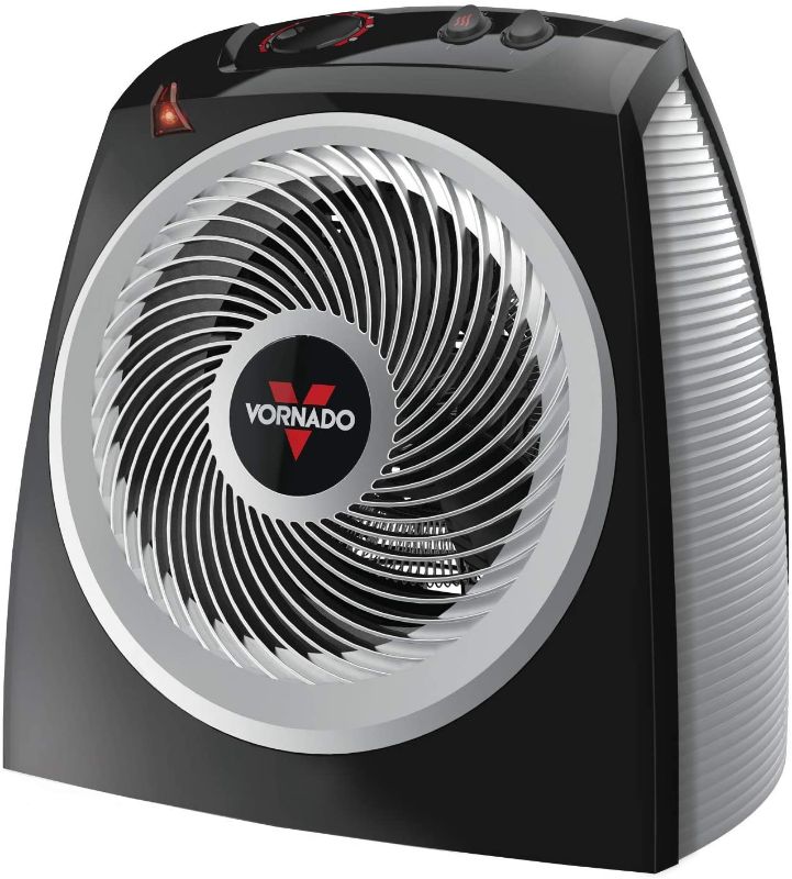 Photo 1 of Vornado VH10 Vortex Heater with Adjustable Thermostat, Black
