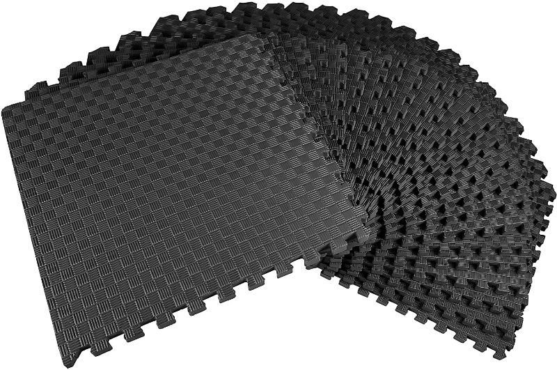 Photo 1 of (Incomplete - Missing Components) BalanceFrom Puzzle Exercise Mat with EVA Foam Interlocking Tiles
