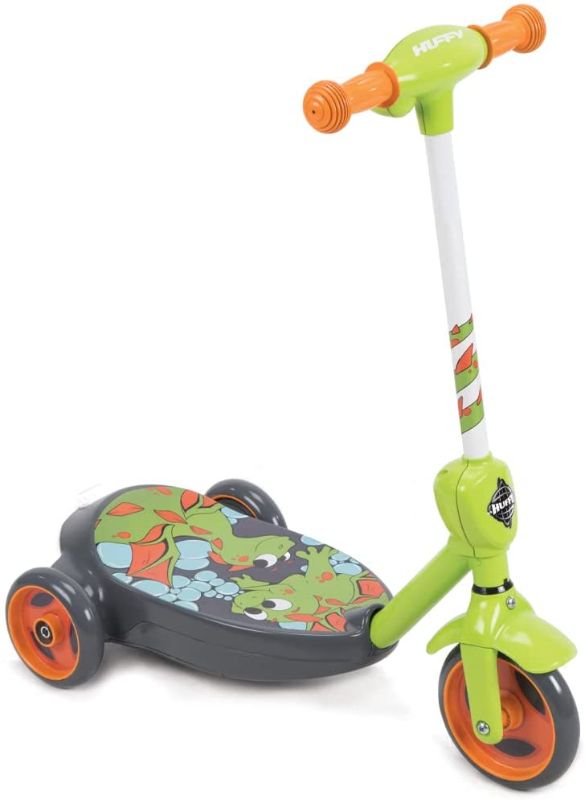 Photo 1 of Huffy Kid Toy 6V 2 in 1 Bubble Scooter (Dragons) Toy, Green
