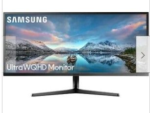 Photo 1 of Samsung 34" Class QHD UltraWide Monitor 4ms 75Hz 3440 X 1440 21:9
