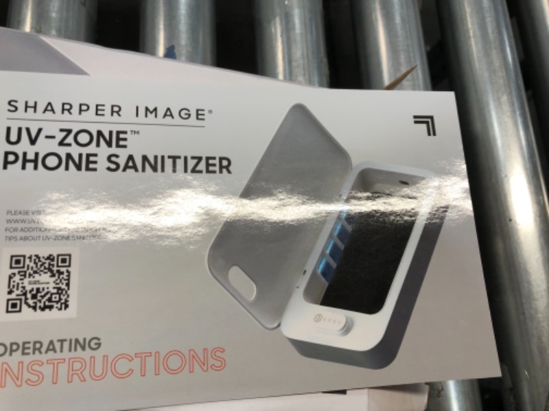 Photo 4 of Sharper Image UV-ZONE Phone Sanitizer 1 Pc. - Case of: 1;
