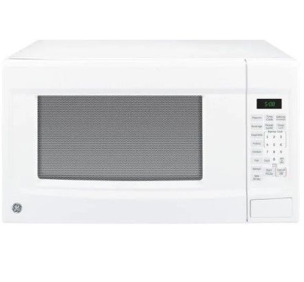 Photo 1 of GE - 1.4 cu. ft. Countertop Microwave in White