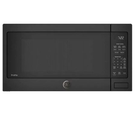 Photo 1 of GE - Profile 2.2 cu. ft. Countertop Microwave in Black with Sensor Cooking