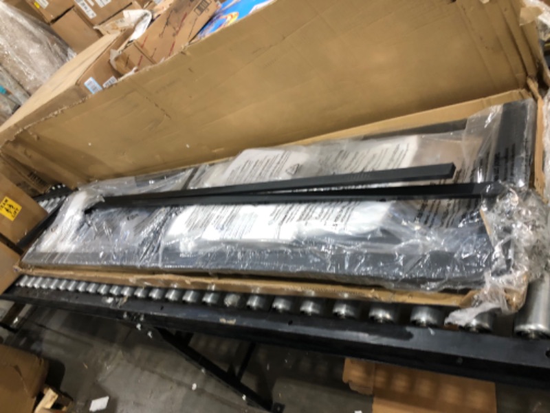 Photo 2 of (Used) Best Price -Mattress 14 Inch Metal Platform Bed, Heavy Duty Steel Slats, No Box Spring Needed, Easy Assembly, Black, California King
