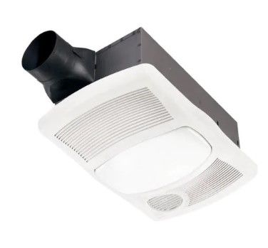 Photo 1 of 110 CFM Ceiling Bathroom Exhaust Fan with Light and 1500-Watt Heater
