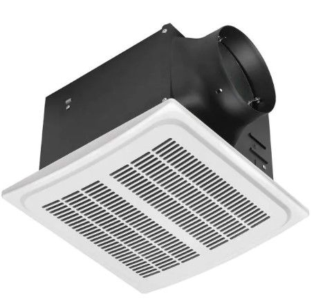 Photo 1 of 140 CFM Ceiling Humidity Sensing Bathroom Exhaust Fan, ENERGY STAR
