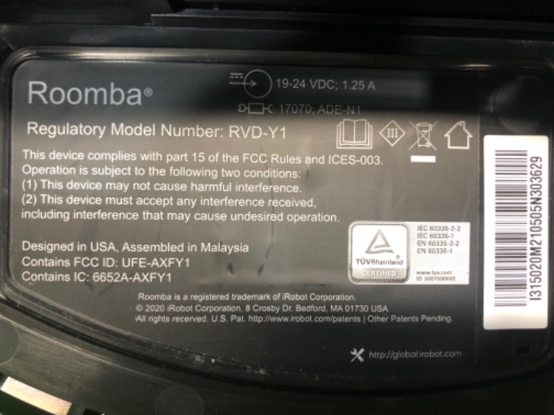 Photo 3 of (Used) Roomba i3 (3150) Wi-Fi Connected Robot Vacuum
