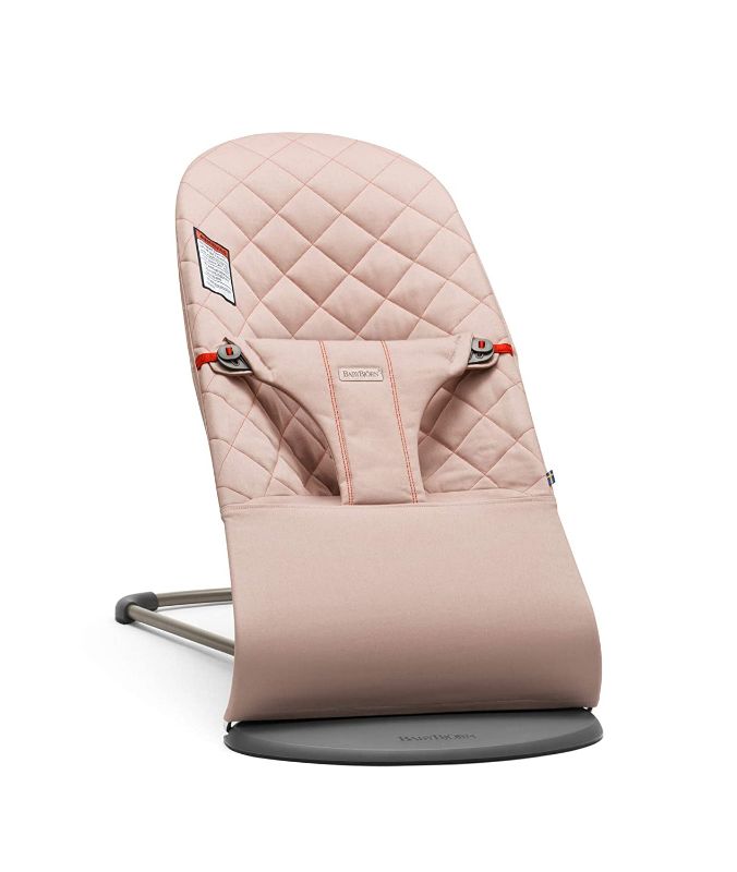 Photo 1 of BABYBJORN Bouncer Bliss, Old Rose, Cotton
