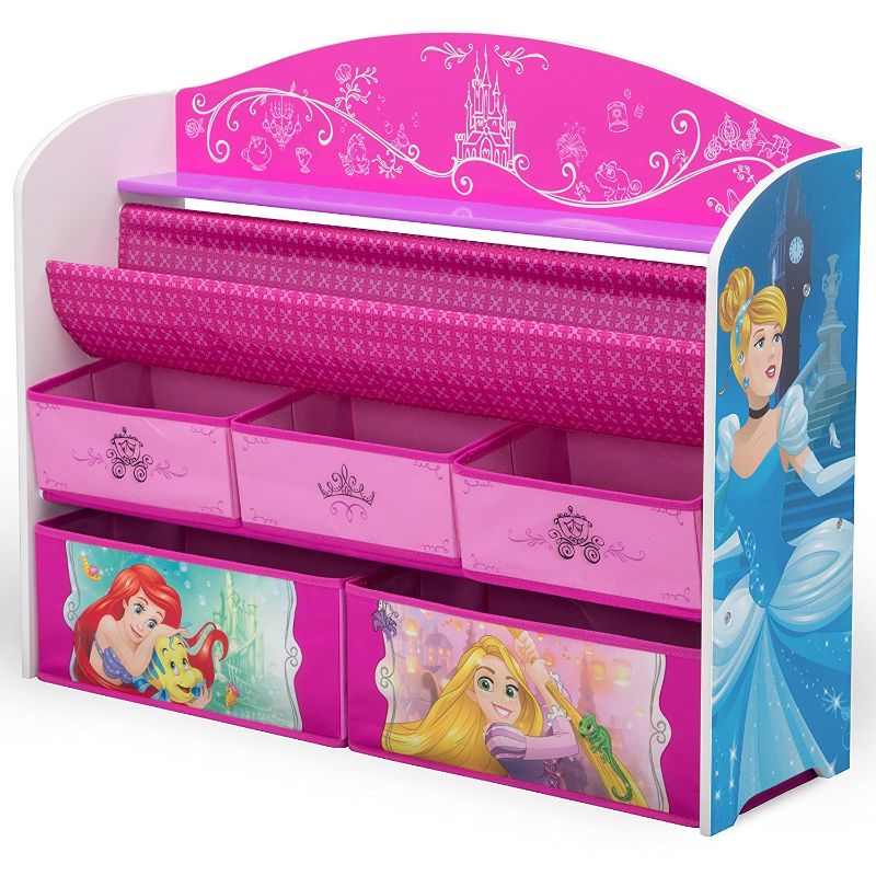 Photo 1 of (Incomplete - Parts Only) Delta Children Deluxe Book & Toy Organizer, Disney Princess
