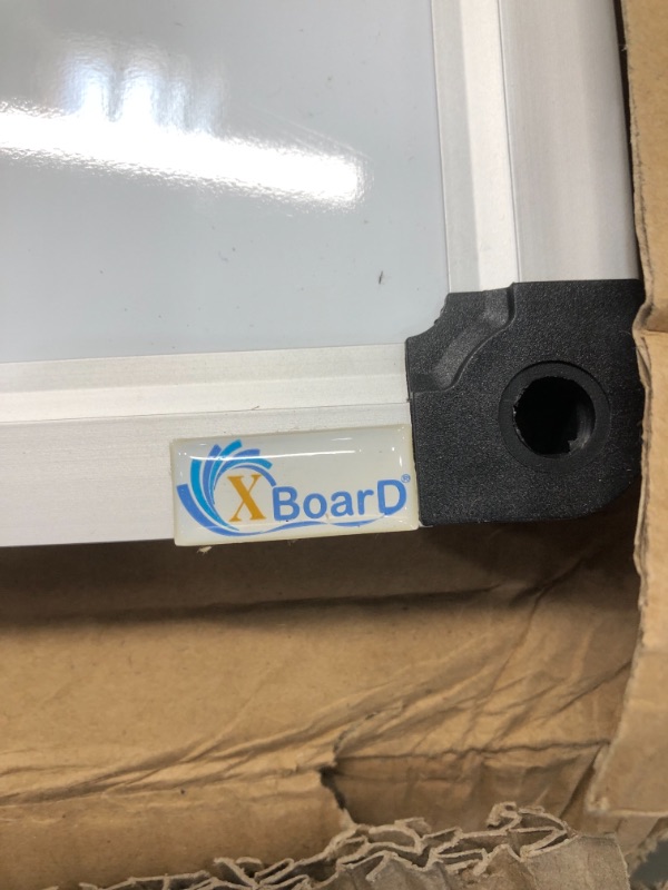 Photo 4 of XBoard Magnetic Whiteboard 48 x 36, White Board 4 x 3, Dry Erase Board with Detachable Marker Tray
