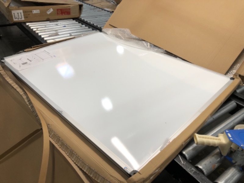 Photo 2 of XBoard Magnetic Whiteboard 48 x 36, White Board 4 x 3, Dry Erase Board with Detachable Marker Tray
