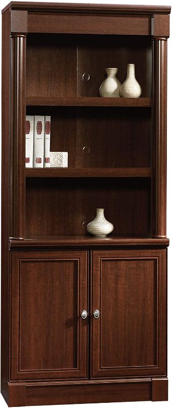 Photo 1 of *READ BELOW** Sauder Palladia Library with Doors, Select Cherry finish
