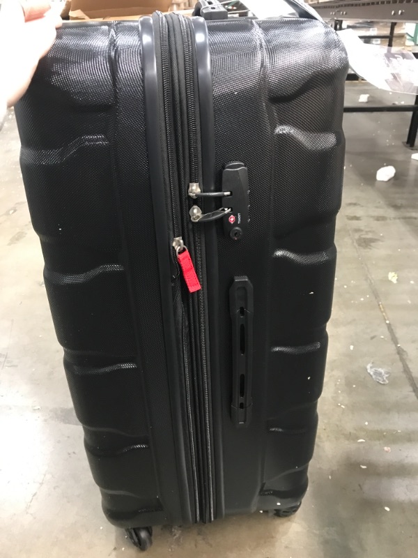 Photo 3 of *READ BELOW** Samsonite Omni 28-Inch Hardside Spinner Checked Luggage in Black
