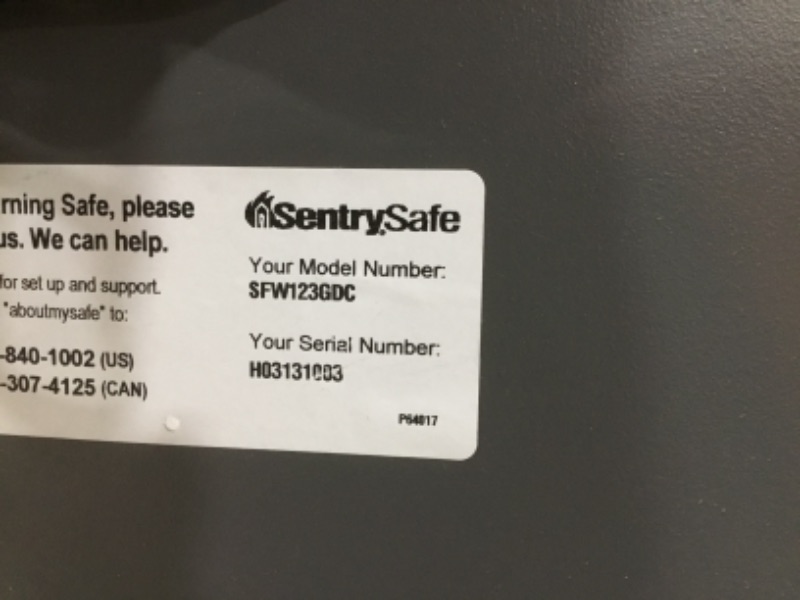 Photo 4 of Sentry Fire-Safe Electronic Lock Business Safes, Grey