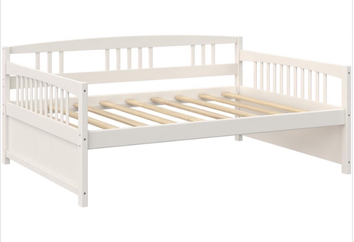 Photo 1 of *boxes missing* *Incomplete*
Dorel Living Morgan Wood Daybed Full Size Frame with Slats in White
