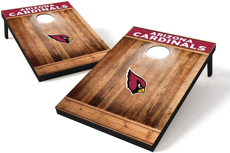 Photo 1 of **Damage shown in pictures**
Wild Sports NFLCornhole Outdoor Game Set, 2' x 3' Foot - Recreational Series