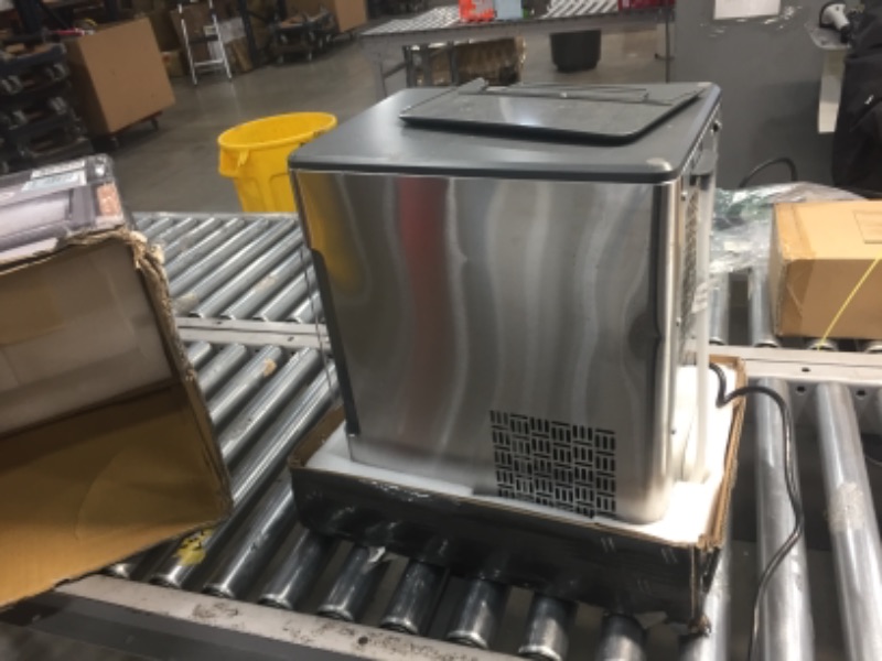 Photo 3 of **PARTS ONLY** GE Profile Opal | Countertop Nugget Ice Maker | Portable Ice Machine Complete with Bluetooth Connectivity | Smart Home Kitchen Essentials | Stainless Steel Finish | Up to 24 lbs. of Ice Per Day