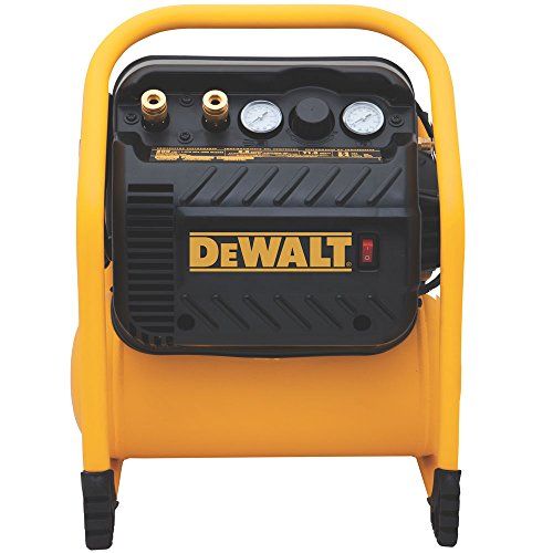 Photo 1 of Dewalt DWFP55130 2.5 Gallon 200 PSI Oil-Free Quiet Trim Heavy-Duty Compressor
