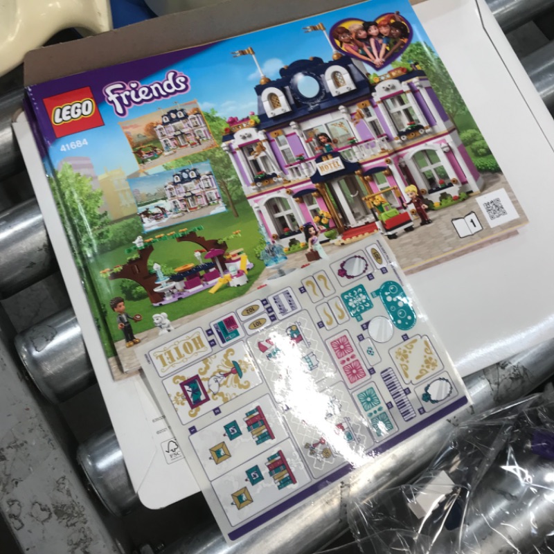 Photo 5 of LEGO Friends Heartlake City Grand Hotel 41684 Building Kit; Includes Emma, Stephanie, River and Amelia Mini-Dolls; New 2021 (1,308 Pieces)