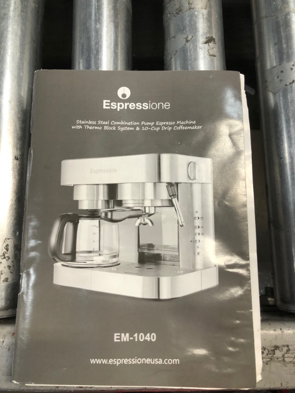 Photo 3 of Espressione Stainless Steel Machine Espresso and Coffee Maker, 1.5 L
