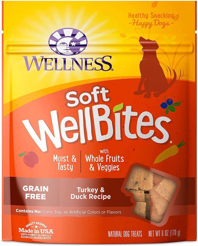 Photo 4 of **EXPIRATION DATE:02/22/2022** (8 BAGS PER BOX)
Wellness WellBars Natural Grain Free Crunchy Dog Treat Bisc